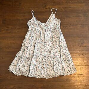 blue floral sundress